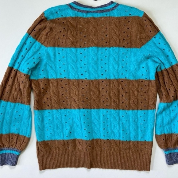 Torrid Vegan Cashmere Pullover Henley Sweater Striped Size 2x NWT Brand New - Picture 9 of 9